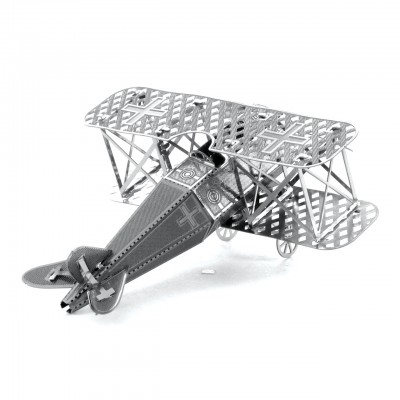 Fascinations Metal Earth Fokker D-VII Airplane 3D Metal Model Kit   